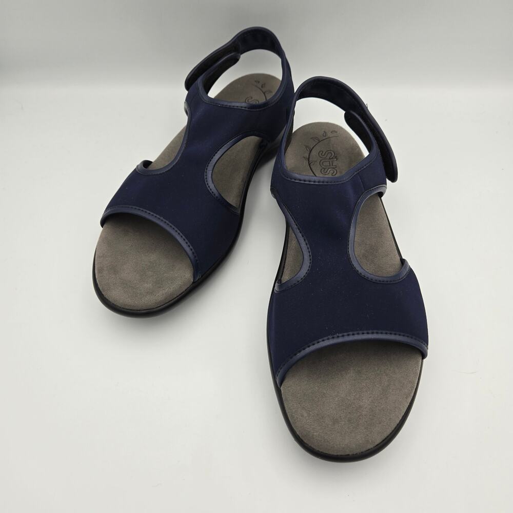 SAS Harmony Heel Strap Comfort Sandal, Blue Size 9W